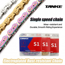 TANKE Single Speed Bike Chains 1 Speed Mountain Bicycle Chain 100L MTB Single Speed Cycling Accesories BMX Current