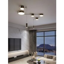 Neue moderne LED-Kronleuchter Lichter Wohnzimmer Esszimmer Arbeits zimmer Schlafzimmer Halle Küchen lampen einfache spezielle schwarze Innen beleuchtung