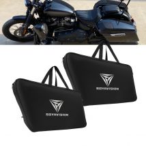 Motorcycle Universal Luggage Bag Saddlebag Tour Pack Soft Liners For Harley Touring Road King Road Glide Electra Street Glide
