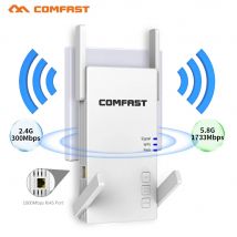 COMFAST 2100Mbps Gigabit Wi-Fi Extender a lungo raggio 802.11ac Ripetitore WiFi Booster 2.4G 5G 4 Antenna Ripetitore Wifi Amplificatore
