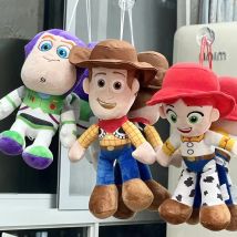 Süßes Toy Story Buzz Lightyear Jessie Woody Plüschtier Schöne gefüllte Cartoon Anime Plüschtiere Kawaii Puppe Weihnachtsgeschenke