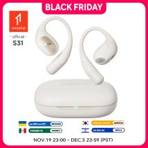 1MORE S31 Cuffia auricolare aperta Auricolari Bluetooth senza fili Gancio per l'orecchio IPX5 Impermeabile Bluetooth 5.3 con microfono Sport Corsa
