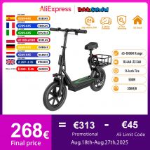 JUICEASE-patinete eléctrico de 500W, soporte para teléfono con batería de 10,4/2,5AH, potente Escooter de 45-100KM de alcance máximo, patinete eléctrico inteligente