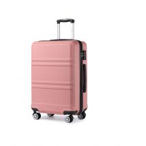 KONO 4 ruedas 41L ABS ligero y robusto maleta con ruedas mediano maleta TSA Lock ruedas gemelas