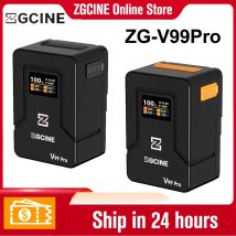 ZGCINE ZG-V99Pro V99 Pro Batteria con attacco a V PD100W Batteria al litio a ricarica rapida Power Bank per videocamera/luce digitale/video/monitor
