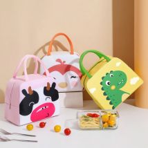 Cartoon niedlichen Lunch Bag für Kinder Aluminium Isolierung halten Temperatur Lunchbox Hangbag Outdoor Picknick Lebensmittel Aufbewahrung taschen neu