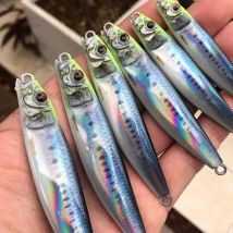 60G80G Salzwasser Angeln Locken Vertikale 3D Metall Jig Shore Jigging Langsam Drag Cast Löffel Köder Für Meer Bass thunfisch Mahi Marlin