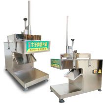 Automatic Desktop Mutton Roll Cutting Machine Multi-Functional Commercial Slicer Frozen Meat Pork Roll Cutting Machine