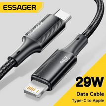 Essager Kabel USB C do iPhone'a 14 13 12 11 pro Max 8 Plus 20W Kabel do szybkiego ładowania typu C do przewodu daty oświetlenia do iPada Macbooka