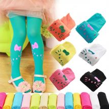 Mädchen Strumpfhosen Katze Druck Kinder Kinder Strumpfhosen Samt Stoff Prinzessin Party Tanz Strumpfhosen Mädchen Strümpfe 3-9T Strumpfhosen frühling Sommer