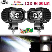 CO LIGHT 12D Car Led Work Light Bar 4 "96W Spot Flood Beam LED lampada da lavoro per moto Niva SUV
