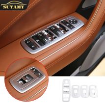 Per Maserati Levante 2016-2021 ABS cromato bracciolo per finestrino dell'auto interruttore di sollevamento in vetro decorazione copertura Trim accessori interni