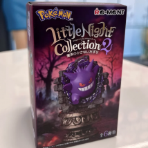 Re-Ment 100% Original Pokemon Little Night Colección Vol. Juego de 2 figuras - Gengar Chandelure Muma - Juguetes de colección de modelos de anime