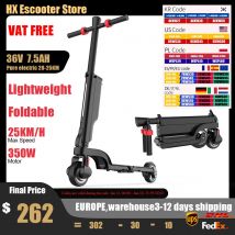 HX X6 Elektroroller für Erwachsene, 350 W, 7,5 Ah, 36 V, 25 km/h, faltbarer elektrischer Tretroller, 5,5-Zoll-Rad-EScooter für Erwachsene und Kinder