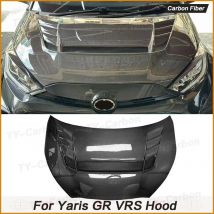 Real Carbon Fiber Front Motorhaube Für Toyota GR Yaris GXPA16 VRS Auto Vorne Motorhaube Motorhaube Air Vent Abdeckung Bodykit FRP 2020 +