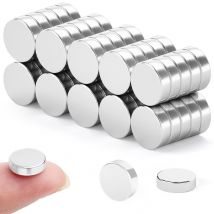 10x3mm Small Round Fridge Magnets for Whiteboard Multi-Use Tiny Neodymium Office Magnets for Crafts ,Refrigerator