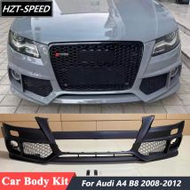 PU-Material unlackiert Auto Body Kit Frontstoßstange für Audi A4 B8 Auto Facelift 2008–2012