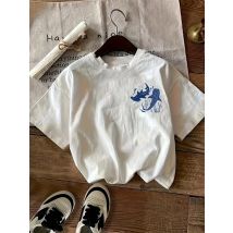 WEGE, DASS KÖNNEN HELPEN Brief Muster Rundhals Frauen T-shirt Kurzarm Mode Druck Kurzarm Shirt Weibliche T-shirt