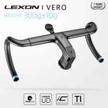 LEXON 2024 VERO Manubrio da strada in carbonio integrato Cavo interno completo Manubrio per bici da strada super leggero Parti di ciclismo per barra da corsa