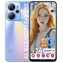 Telefon komórkowy OSCAL Tiger 13 5G Gemini AI 8GB + 256GB/2TB Android 14 Smartphone 90Hz 6,67-calowy wyświetlacz HD+ Aparat 50MP Bateria 5000mAh