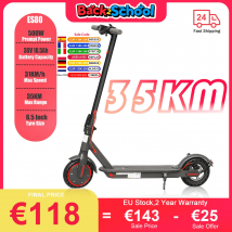 ES80/M365 X1 Scooter Eléctrico 36V 10.5Ah 500W Motor 35KM de largo alcance 31 KM/H 8,5 pulgadas neumáticos sólidos plegable aplicación inteligente EScooter