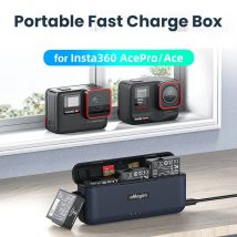 Per Insta 360 Ace/Ace Pro/Ace Pro 2 Caricabatterie rapido Scatola di ricarica rapida per Insta360 Ace Pro Batterie per fotocamera Accessori