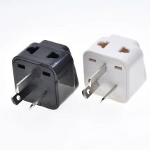 Adattatore universale CN US UK da UE a AU 2 in 1 Presa convertitore australiana Cina Nuova Zelanda Adattatore spina da viaggio 10A Bianco Nero