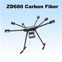Rctosky ZD680 6C PRO M9N Vollcarbon-Hexacopter-Rahmensatz mit faltbarem Hexa-Rotor-Arm, PIXHAWK mit abblasbarem Fahrwerk