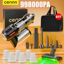 CENRR Aspirapolvere per auto Potente mini 998000 Aspirapolvere portatile senza fili PA per pulitore per auto con ventilatore portatile per elettrodomestici