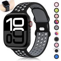 Cinturino in silicone per cinturino Apple watch 10 42mm 46mm serie 9 8 7 44/45mm SE 6 5 4 38/40/41mm per braccialetto NIKE iwatch ultra 2 49mm