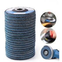 5/10PCS 40/60/80120 Grana Mola Smerigliatrice Angolare Dischi Abrasivi Dremel Strumento Per Rimuovere La Ruggine Strumento di Lucidatura 115/125mm