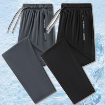 Atmungsaktive männer Hosen Jogginghose Schnelle Trockene Hosen Männer Frühling Sommer Sport Hosen Elastische Taille Jogger Lauftrainingsanzug XXXL
