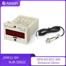 JDM11-6H Contatore digitale elettronico a 6 cifre Display Sensore Hall Interruttore fotoelettrico di prossimità NPN DC12-24V AC110-220V