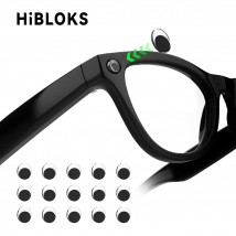 HIBLOKS LED-Lichtblockierende Aufkleber für Ray-Ban Meta Wayfarer/Skyler/Headliner (Gen 2)/Oakley Meta HSTN Smart Glasses Zubehör