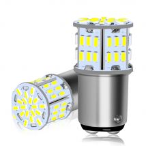 2/4/6/10PCS Lampadine LED P2MAX ultra luminose 1156 BA15S S25 G18 P21W 1157 BAY15d P21/5W 12V Luci di guida fendinebbia inverse freno auto bianche