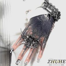 Gothic Sharp Claw Ring - Fashion Jewelry Accessories, Unique Stainless Steel Finger Ring, Edgy Punk Style Jewelry for Daily Wear