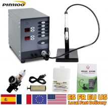 Saldatrice a punti automatica CNC 110V/220V Saldatore ad arco di argon a impulsi per gioielli Saldatura di precisione in acciaio inossidabile oro argento