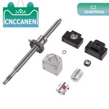 EU-Lager SFU1605 SFU1610 Kugelumlaufspindel C7-Ende bearbeitet + Kugelmutter + Mutterngehäuse + BK/BF12-Endhalterung + Kupplung für CNC-Teile