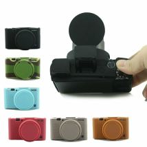Weiche Kamera Fall Für Sony RX100 III IV V VI RX100 VII ZV1 ZV-E10 Gummi Schutzhülle Körper Abdeckung tasche Haut Kamera Schutz Rahmen