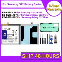 100 % große Kapazität EB-BS901ABY EB-BS906ABY EB-BS908ABY Akku für Samsung Galaxy S22 /S22 plus /S22 Ultra Akkus + Werkzeuge