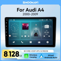 Wireless Carplay 8GB + 128GB Android 12 lettore autoradio per Audi A4 B6 2000-2009 IPS GPS 8 Core DSP navigazione RDS Multimedia