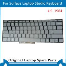 NEU für Microsoft Surface Laptop Studio 1964 Tastatur US UK Grau