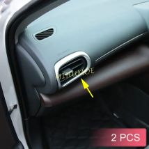 Para Toyota Yaris Cross 2021 2022 2023 2024 2025 cromo mate Interior consola central tablero cubierta de ventilación lateral envolvente
