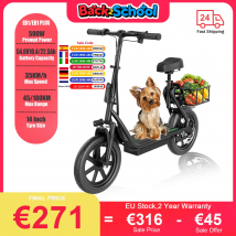 AOVOPRO EB1/EB1 PLUS 500W Scooter eléctrico 54.6V10.4Ah/22.5Ah Batería de gran capacidad 45/100KM de largo alcance 35 km/h 14 pulgadas EScooter