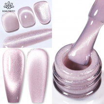 BORN PRETTY Sea Blue Cat Magnetic Gel Nail Polish 10ml Glitter Snowlight Semi Permanent Sparkling Magnet Nail Gel Varnish