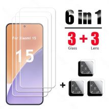 Für Xiaomi 15 Glas gehärtetes Glas Vollkleberfilm Xiaomi 15 Pro Glas Displayschutzfolie Kamera Xiaomi 15 gehärtete Folie