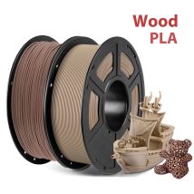 1.75mm PLA Wood Filament 3D Printer Filaments Non-toxic 250g 500g 1Kg Sublimation Supplies Wooden Effect 3D Printing Materials