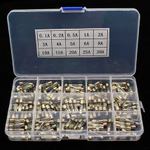 15Kinds 150pcs 5*20 Bezpieczniki szklane szybkozrywalne Bezpieczniki szklane samochodowe Różne