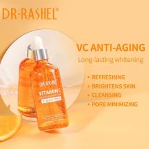 DR.RASHEL Vitamin C Gesichtsreiniger Creme Gesichtsserum Reinigungsmousse und Toner Essenz Gesichtscreme Gesichtspflege