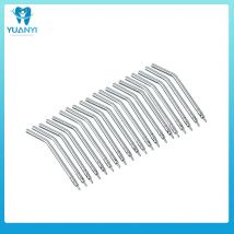 10pcs dental 3 Way Syringe tips Stainless Steel Syringe Spray Nozzles Tips Air Water Spray Triple Syringe For 3 Way Tube